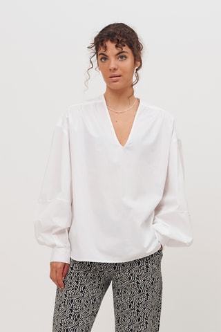 Oversized top - Wit