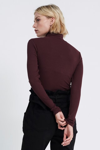 Ondertrui Slim Fit - Bordeauxrood