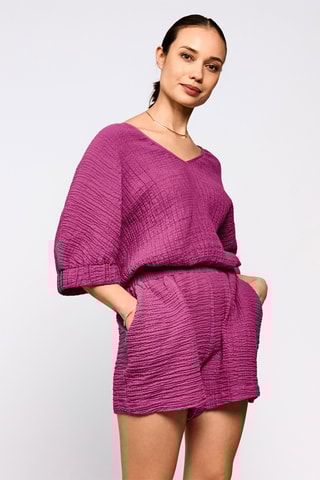 Oversized top - Fuchsia