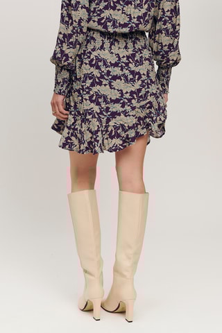 Asymmetrische jurk - Paars