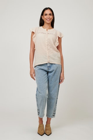 Top sans manches - Beige