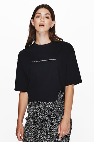 T-shirt oversize - Noir