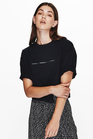 T-shirt oversize - Noir