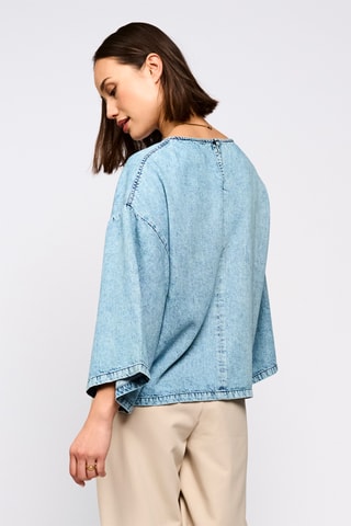 Chemise oversize - Ciel