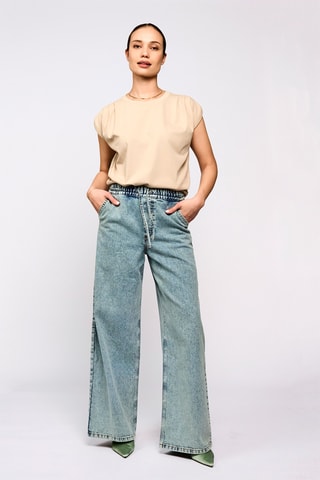 Top sans manches - Beige