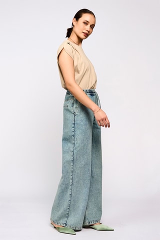 Top sans manches - Beige