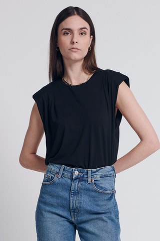 Top sans manches - Noir
