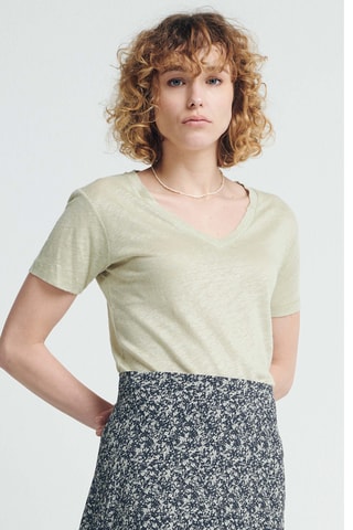 T-shirt en lin - Beige