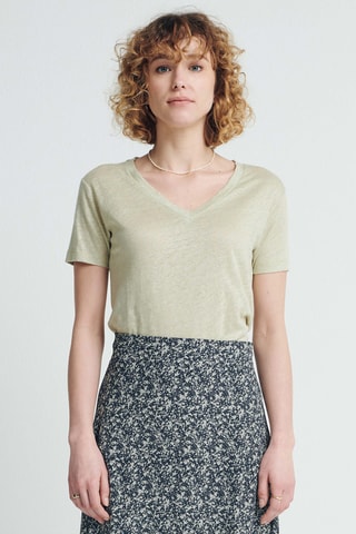 T-shirt en lin - Beige
