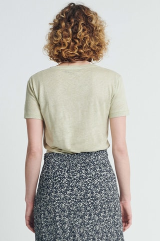 T-shirt en lin - Beige