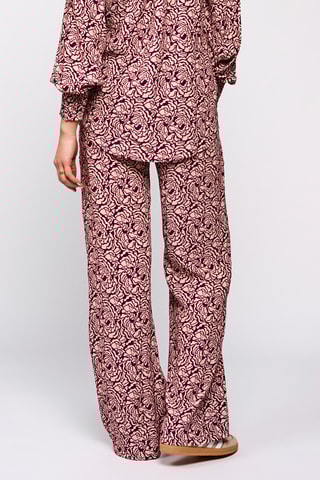 Broek Flare Cut - Bordeauxrood