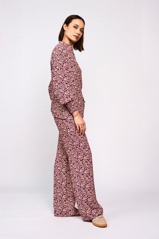 Broek Flare Cut - Bordeauxrood