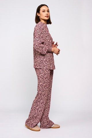 Broek Flare Cut - Bordeauxrood