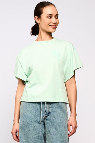 Top en coton biologique - Vert clair