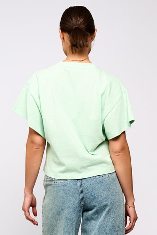 Top en coton biologique - Vert clair