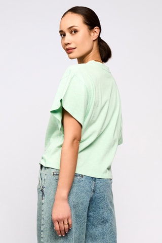 Top en coton biologique - Vert clair