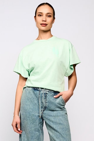 Top en coton biologique - Vert clair