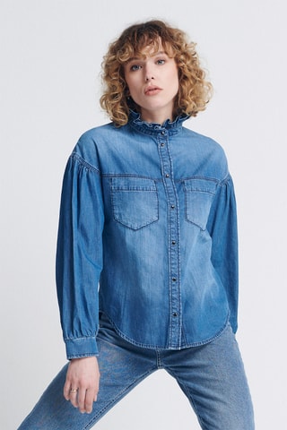 Top - Blauw