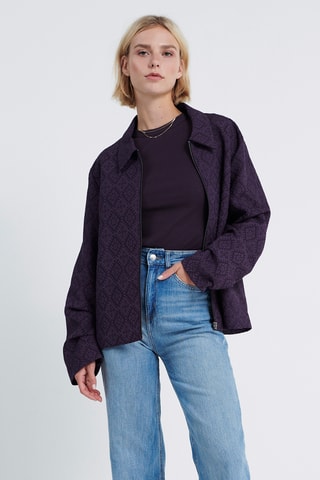 Oversized Jasje - Paars