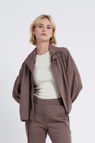 Oversized Jasje - Bordeauxrood