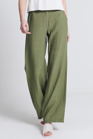Broek Flare Cut - Kakigroen