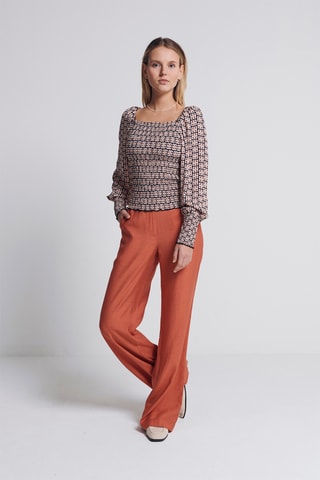 Broek Flare Cut - Roestbruin
