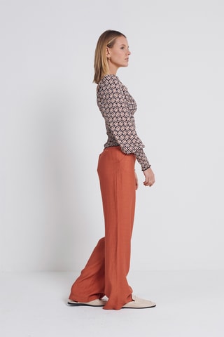 Broek Flare Cut - Roestbruin