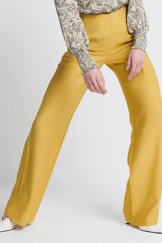 Broek Flare Cut - Geel