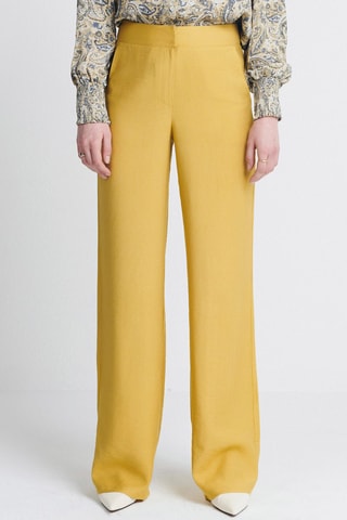 Broek Flare Cut - Geel