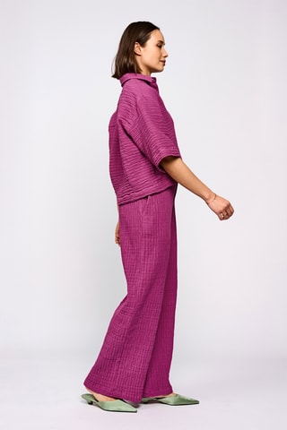 Broek Hoge Taille - Fuchsia