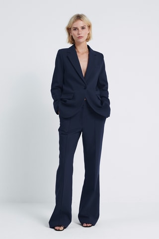 Rechte Broek - Marineblauw