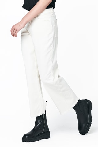 Jeans wide legs - Wit