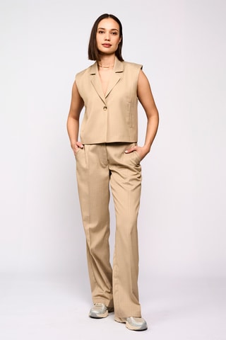Broek Wide Legs - Beige