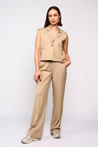 Broek Wide Legs - Beige
