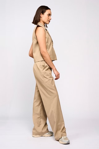 Broek Wide Legs - Beige