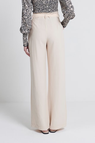 Broek Hoge Taille - Beige