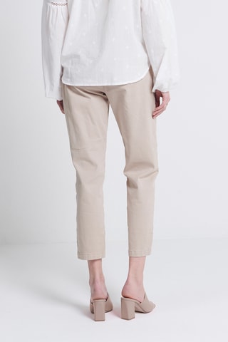 Broek Hoge Taille - Beige