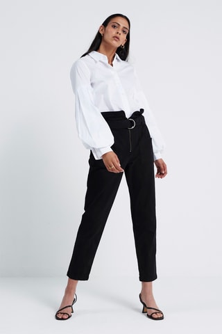 Broek Hoge Taille - Zwart