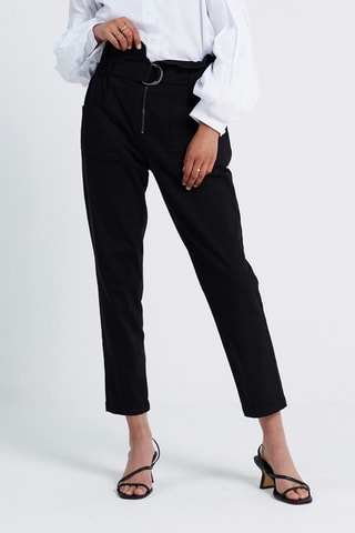 Broek Hoge Taille - Zwart