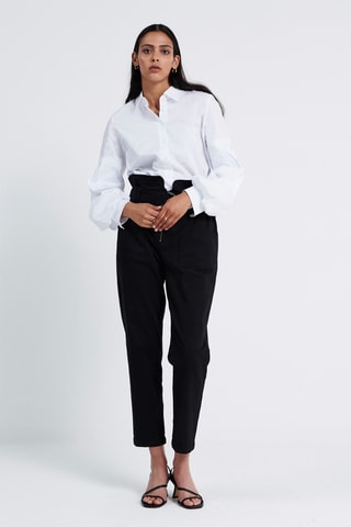 Broek Hoge Taille - Zwart