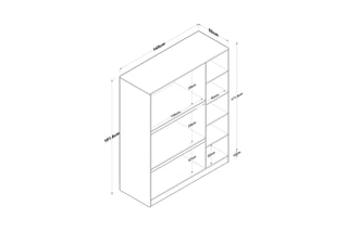 Armoire -181,8 x 145 x 55 cm