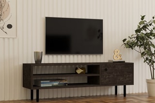 Meuble TV 1 porte Avila  - 120 x 38 x 30 cm