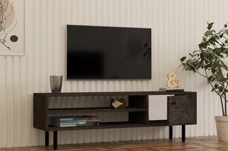 Meuble TV 1 porte Avila  - 120 x 38 x 30 cm