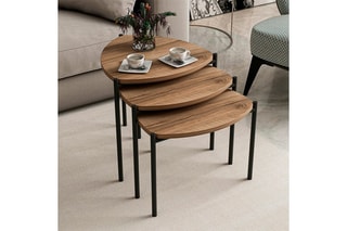 3 tables gigognes  - 45 x 45 x 45 / 45 x 40 x 45 et 45 x 35 x 45 cm