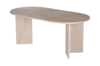 Table à manger - Beige - 180 x 75 x 89,5 cm