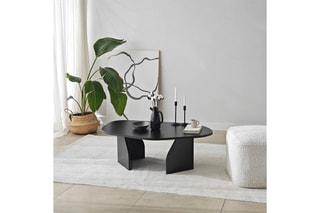 Table basse Rock - Noir - 100 x 35 x 60 cm