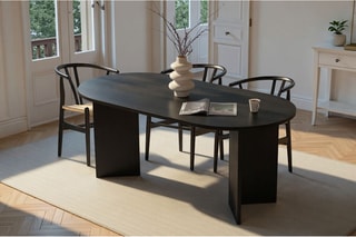 Table à manger - Noir- 180 x 75 x 89,5 cm
