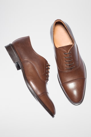 Leren Brogues Mike - Bruin - Bruin