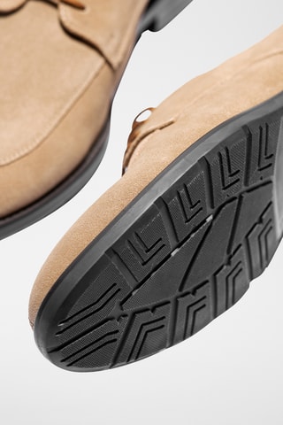 Nubuck Derby's Calvin - Taupe - Taupe