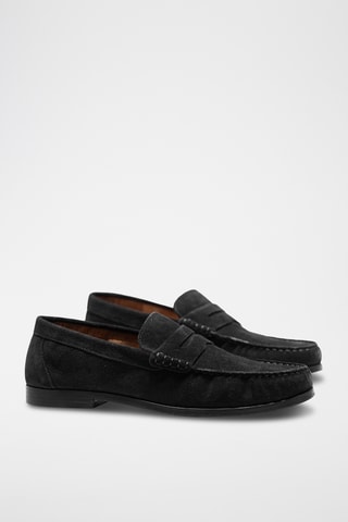 Nubuck Mocassins Willie - Marineblauw - Marineblauw